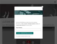 Tablet Screenshot of liveworship.de